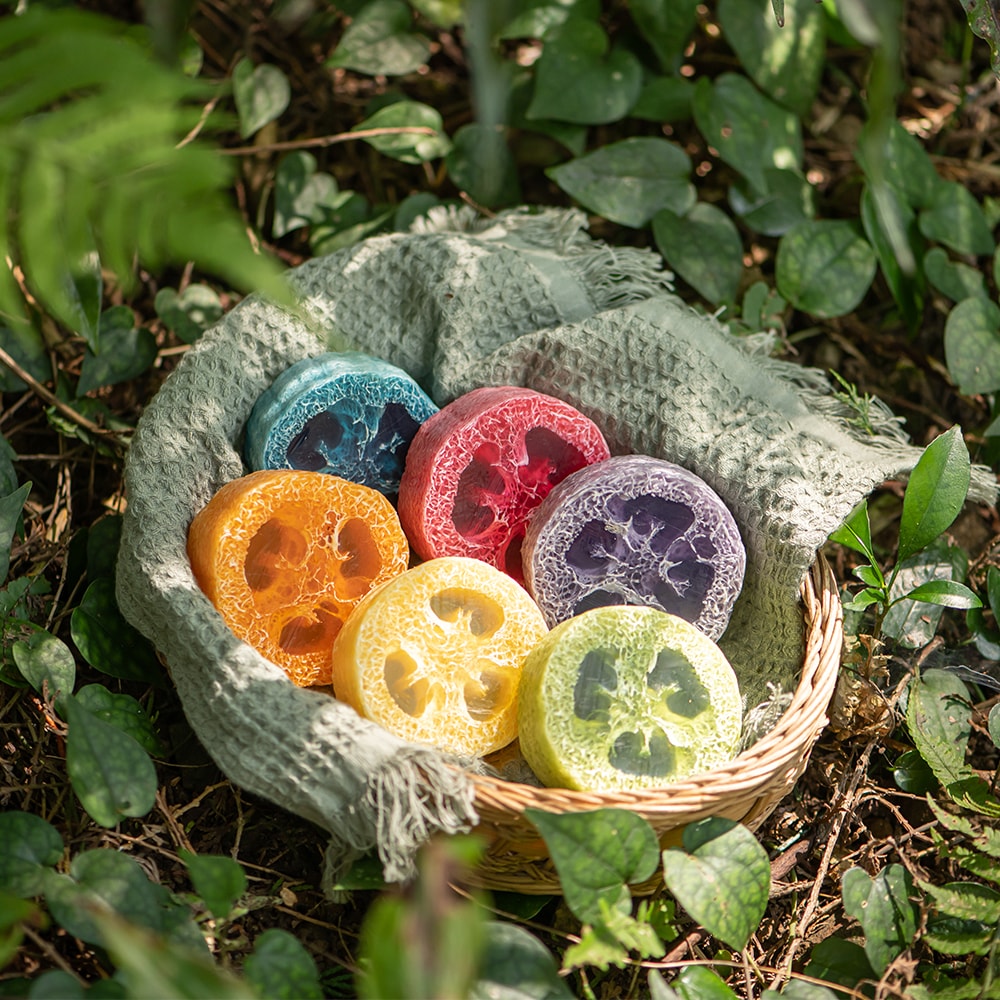 【薰衣草森林Select】森林寶石 絲瓜皂系列 (6款可選) x3入 | 肥皂 香皂 去角質皂 沐浴皂 去角質 絲瓜絡