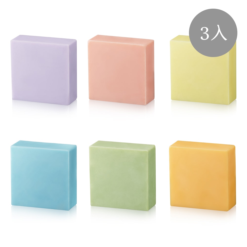 【薰衣草森林Select】方形牛奶手工皂系列 (6款可選) x3入 | 肥皂 香皂 滋潤皂 沐浴皂 薰衣草 洗顏皂