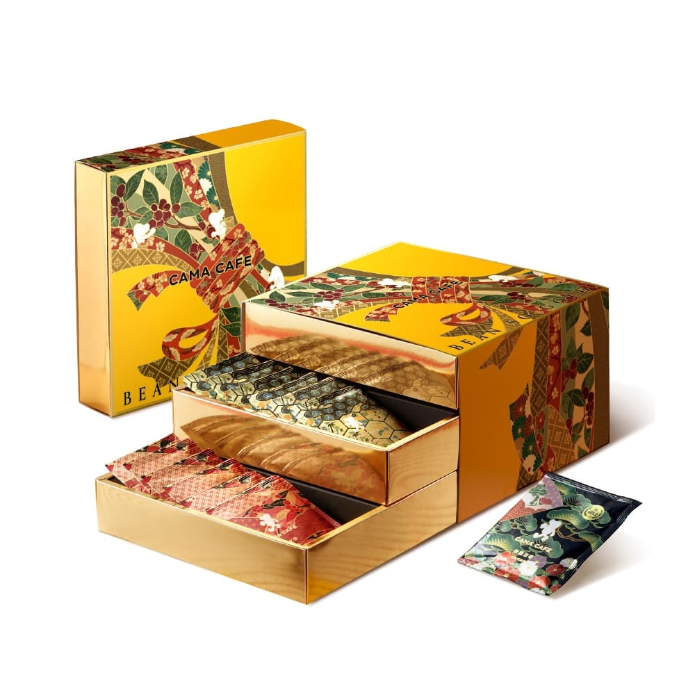 【cama cafe】咖碼層層祝福春節禮盒(鎖香咖啡濾掛8g*36入)