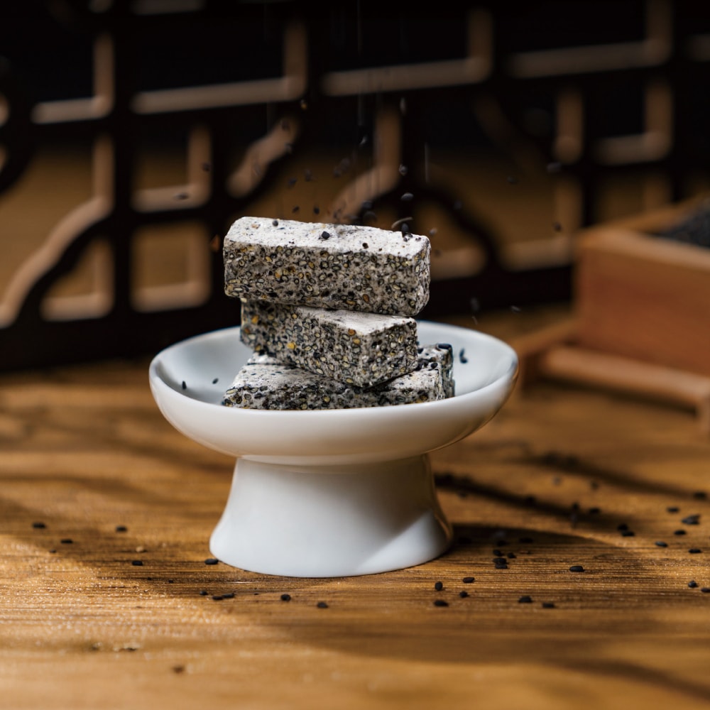 【芝初】高鈣黑芝麻牛軋糖x2罐(176g/罐)