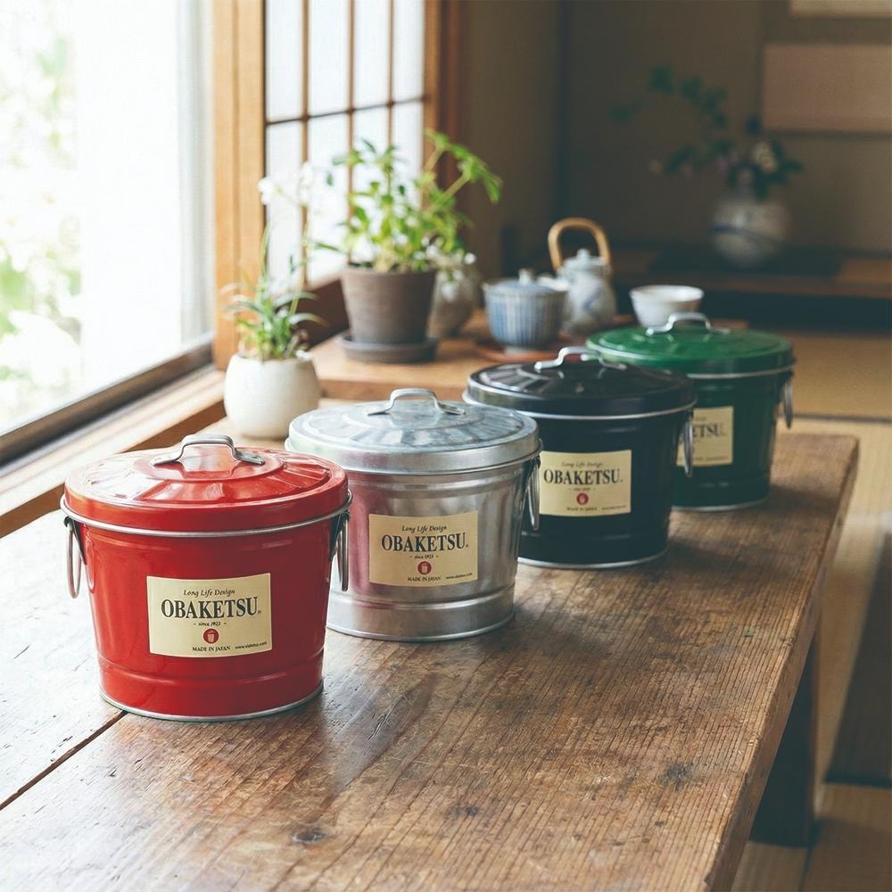 【日本 OBAKETSU】手工製多功能迷你桶 1L 花盆 園藝 收納桶