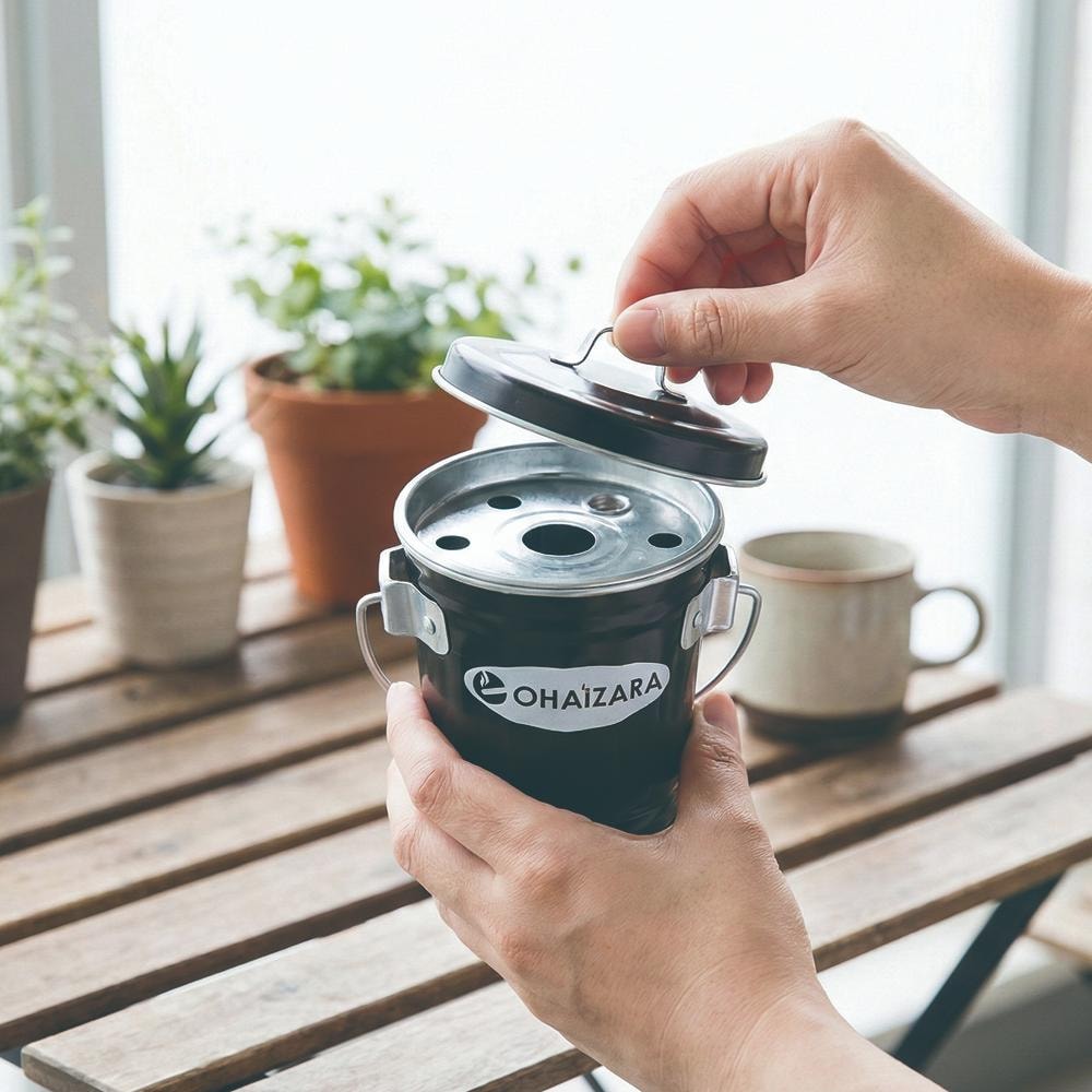 【日本 OBAKETSU】ohaizara 手工製桌上型煙灰缸 0.35L