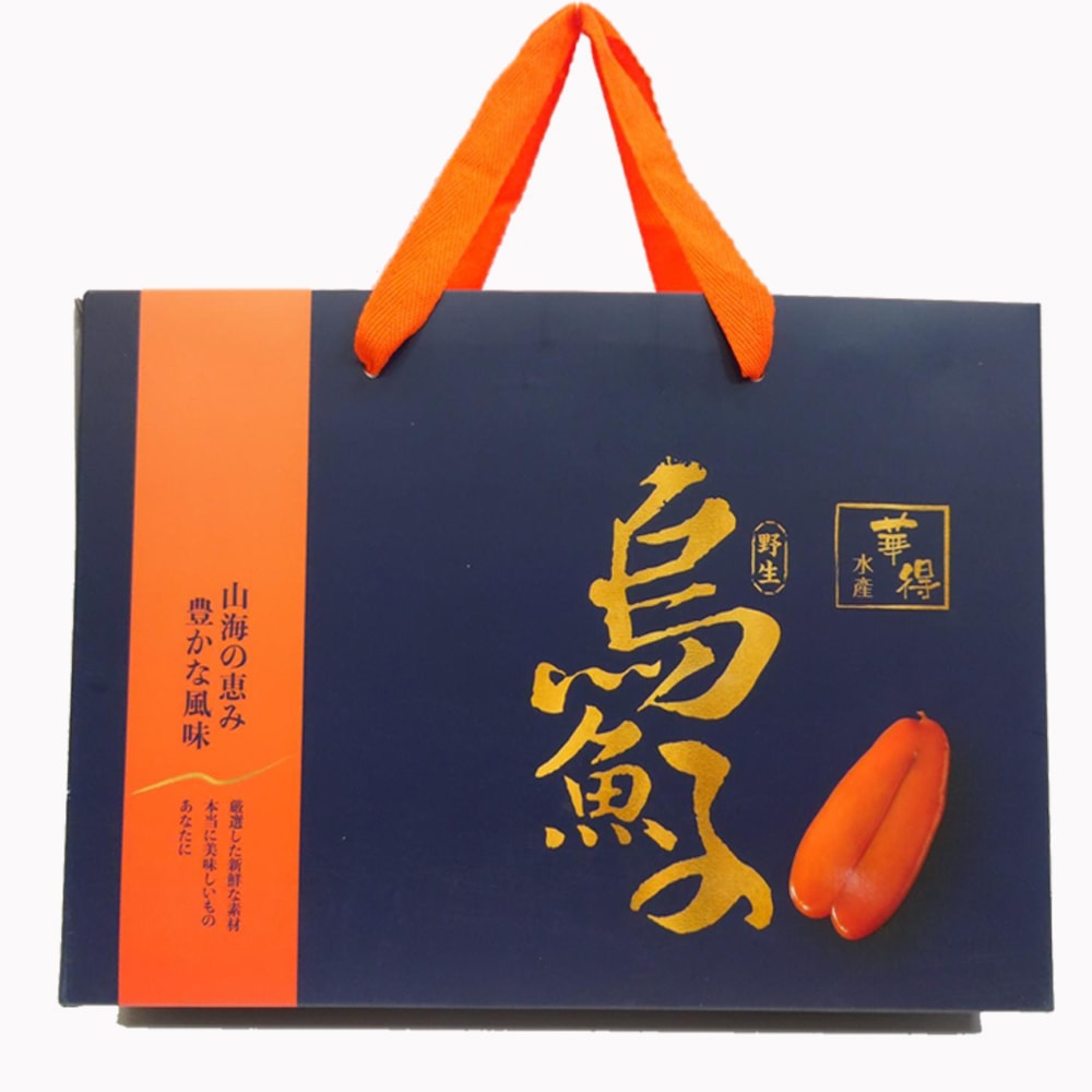 【華得水產】野生烏魚子禮盒(7兩x1片+一口烏魚子4兩/禮盒) x 2組