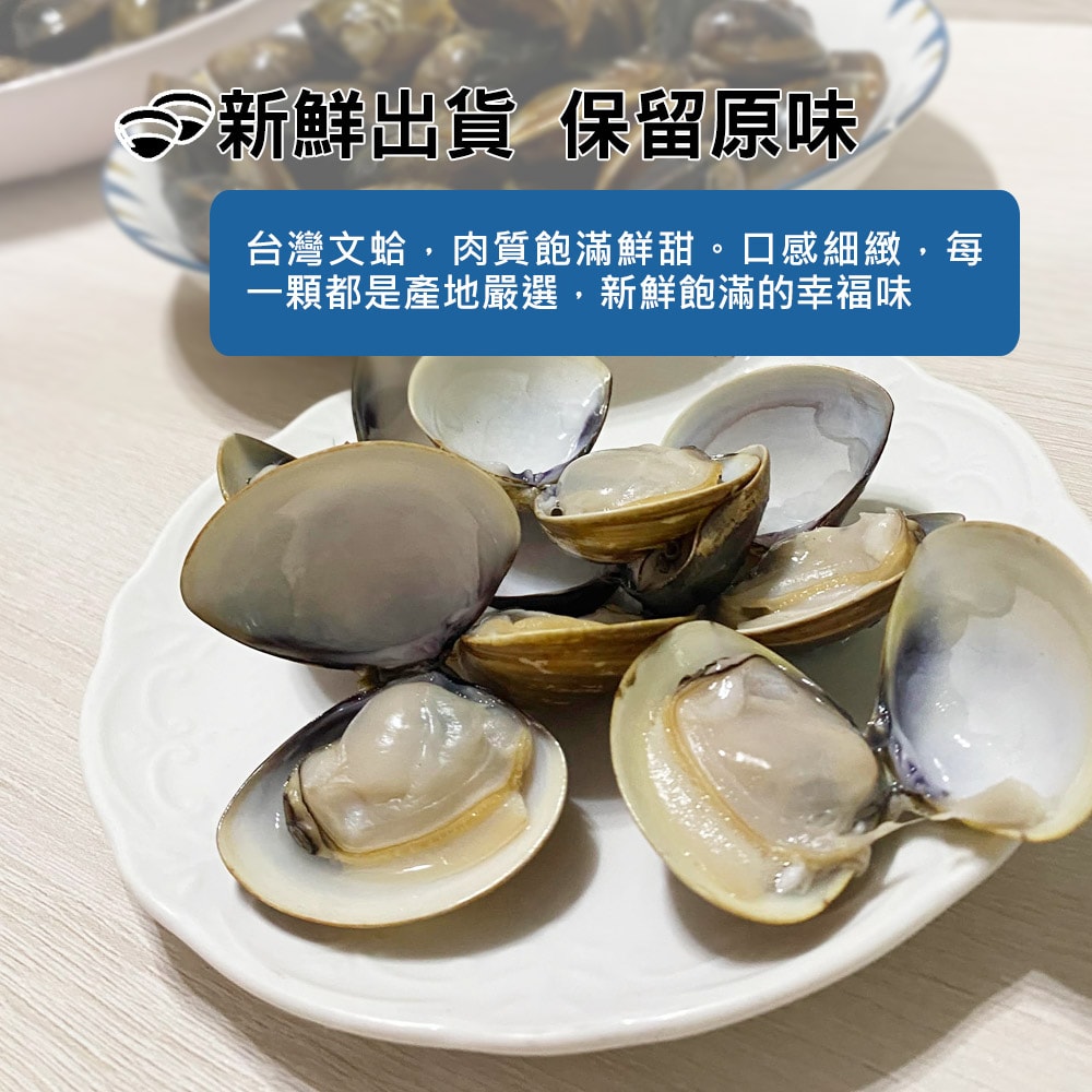 【蛤董養殖】預購 納豆菌友善養殖新鮮文蛤x5包(600g/包_產地直送_冷藏宅配)下訂後9個工作天內出貨