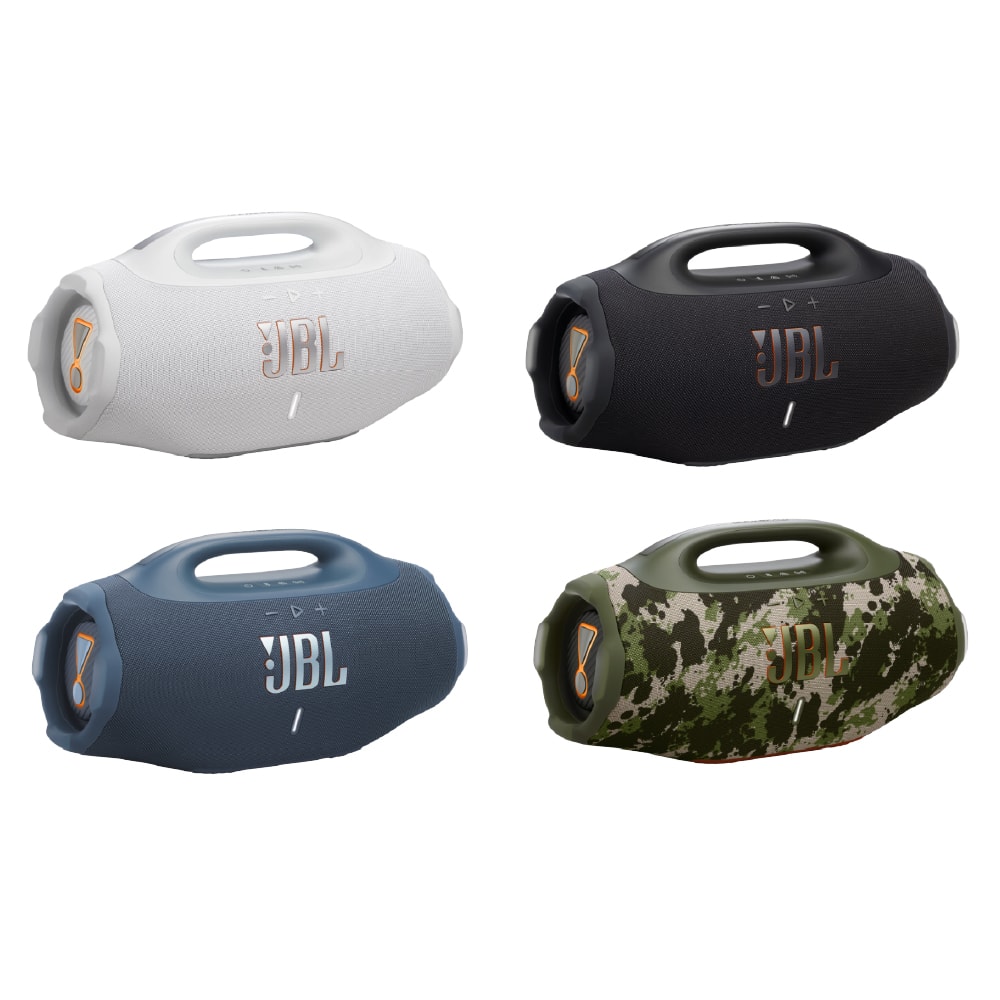 【JBL】BOOMBOX 4 便攜型防水藍芽喇叭 | 最高34小時續航 (英大公司貨)