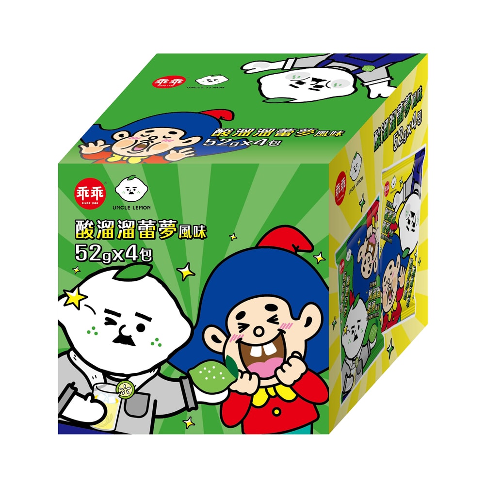【乖乖】酸溜溜蕾夢方塊箱-蕾夢口味(52gx4包)