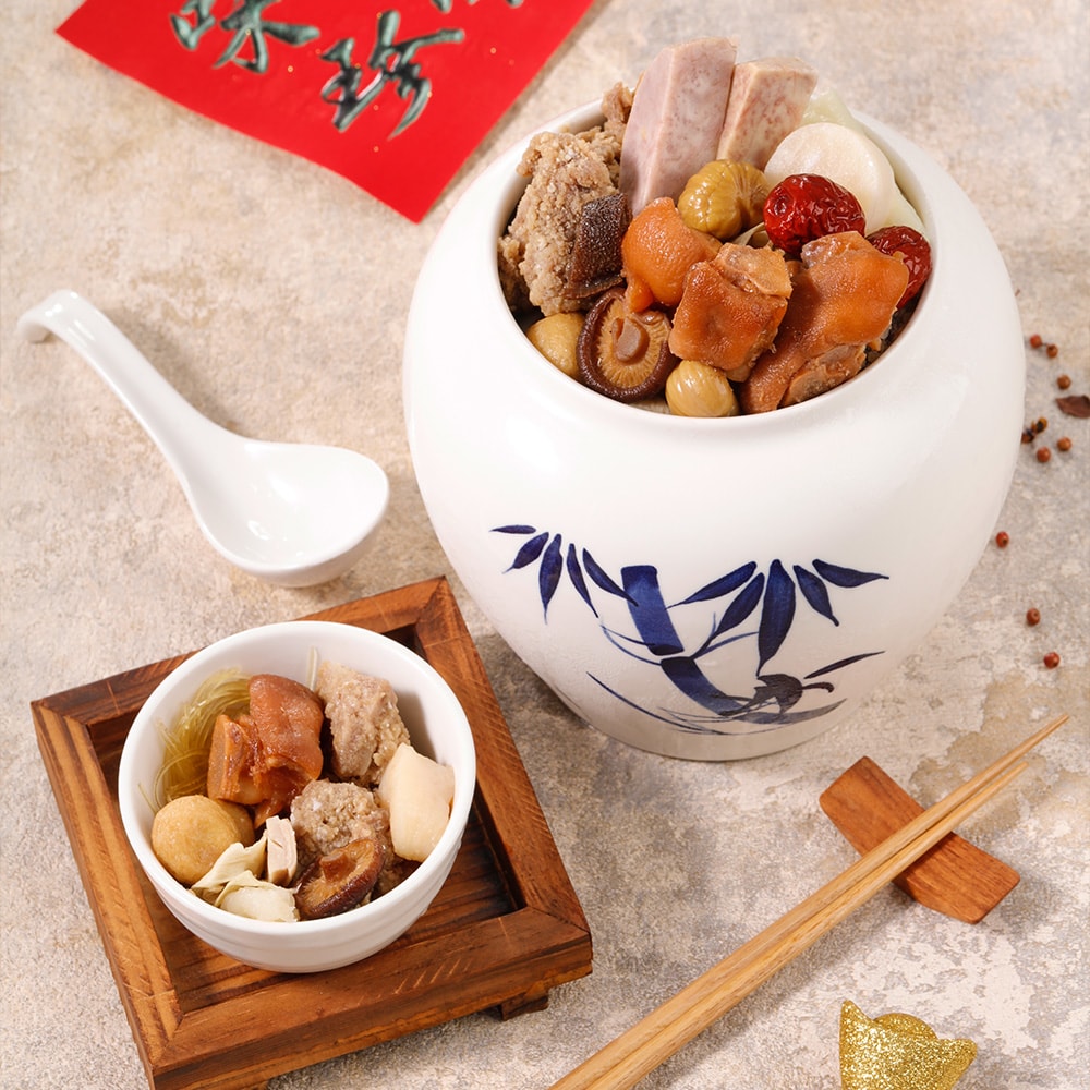 【華得水產】東港古早味小封肉1包+佛跳牆1包組-總共2包組(年菜/年貨)