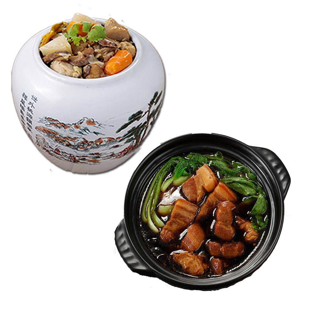 【華得水產】東港古早味小封肉1包+佛跳牆1包組-總共2包組(年菜/年貨)