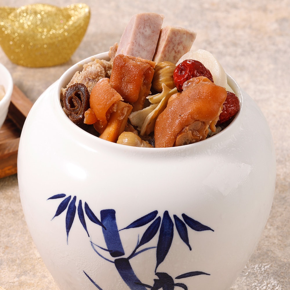 【華得水產】東港古早味小封肉1包+佛跳牆1包組-總共2包組(年菜/年貨)