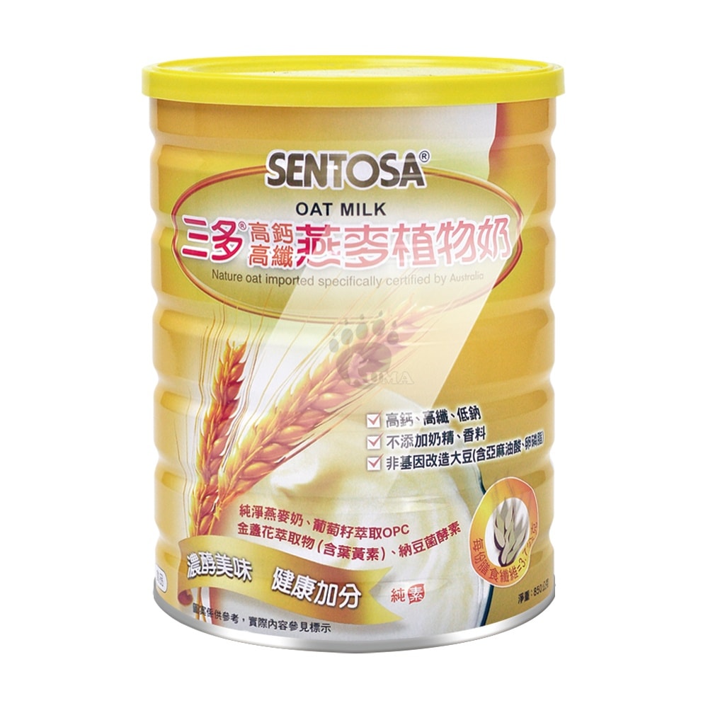 【SENTOSA 三多】高鈣高纖燕麥植物奶 850g/瓶 (2瓶) 純素可食