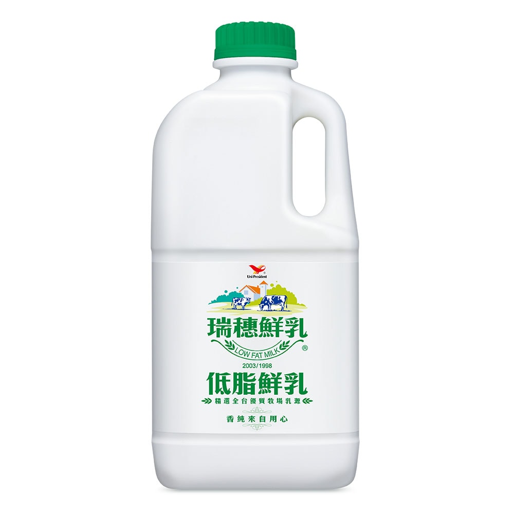 【統一】瑞穗低脂鮮乳PE 1858ml(冷藏專區需滿$399才能出貨)