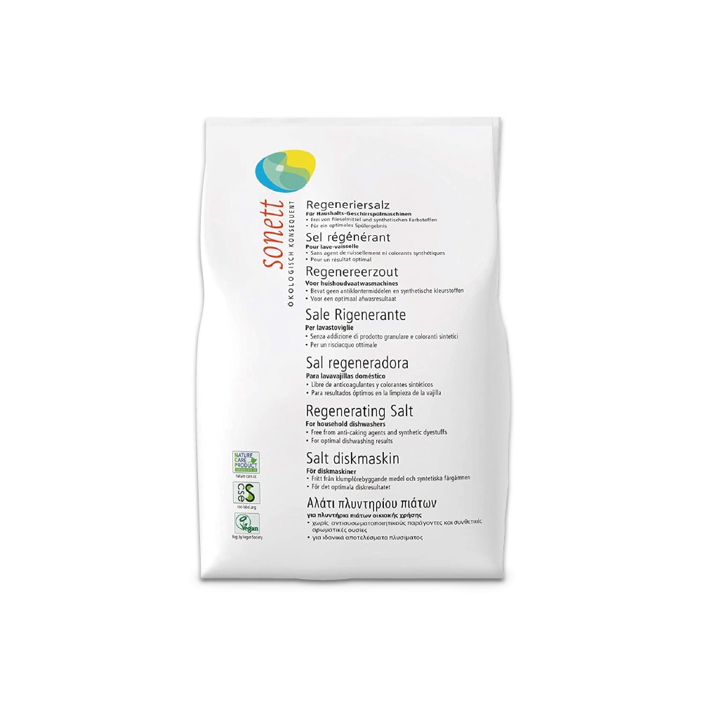 【sonett 律動】洗碗機專用去水垢軟化鹽2kg/袋