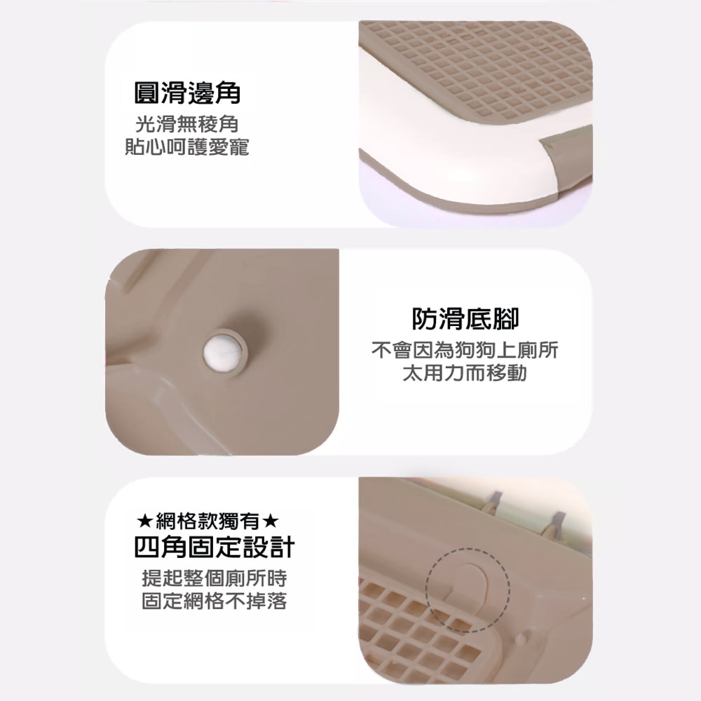 【枸杞家園】超厚款寵物尿布墊 L尺寸4包+IRIS寵物尿盆M號1個 五層超強吸水 寵物尿墊 防抓平面式廁所盆