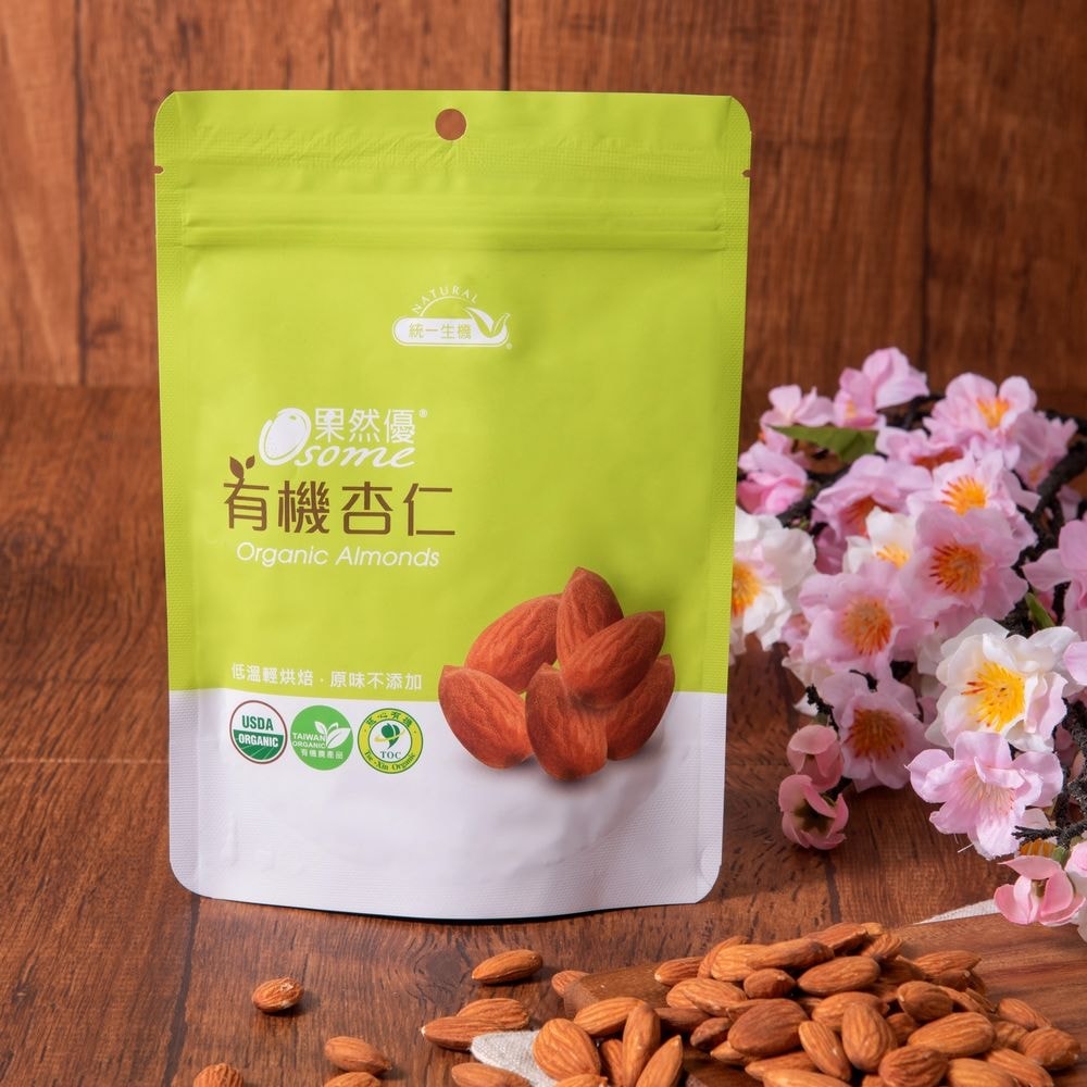 【統一生機】果然優有機杏仁x2袋(150g/袋)