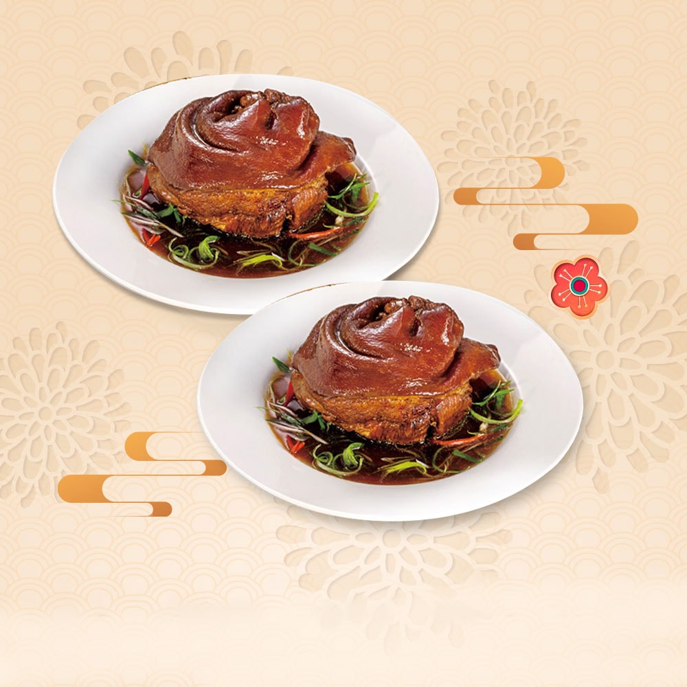 【呷七碗】(限定)紅燒蹄膀2盒組(800g/盒)(年菜/年貨)