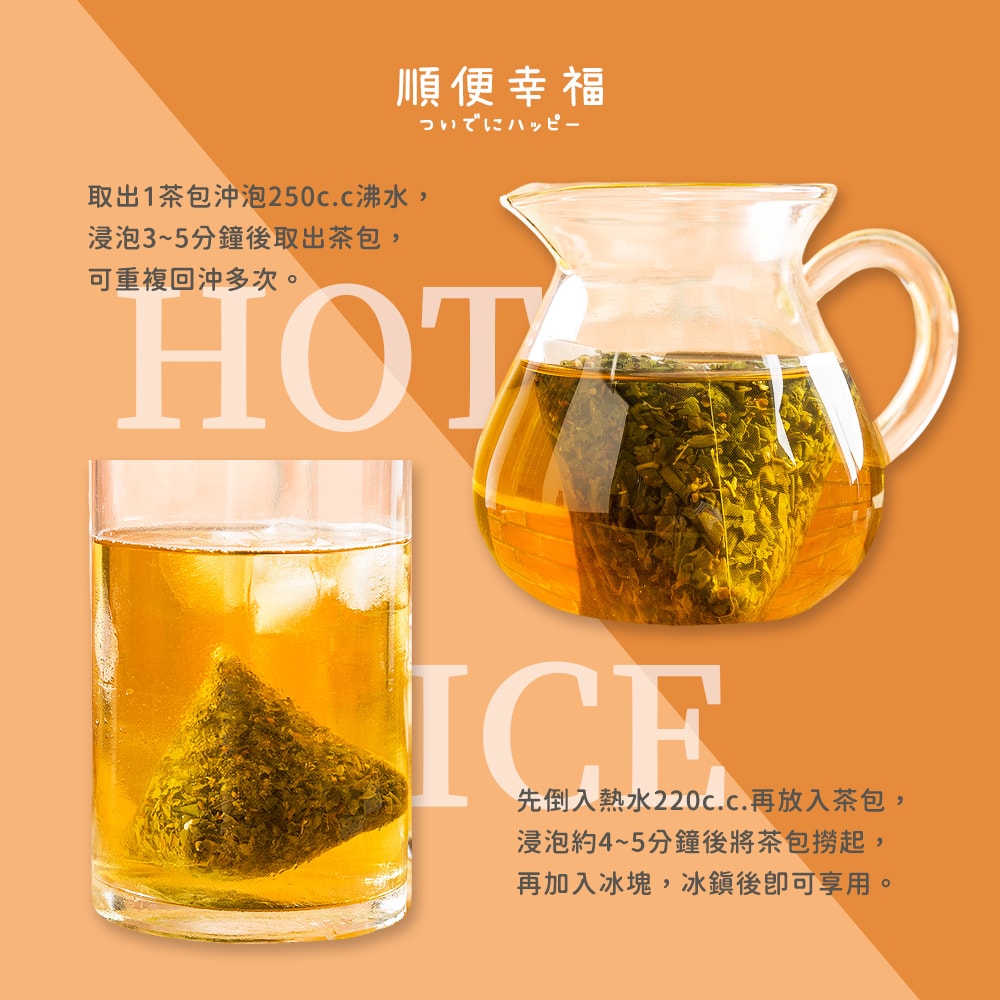 【順便幸福】典藏罐裝茶包-香韻桂花烏龍茶15入x1罐(養生 沖泡)