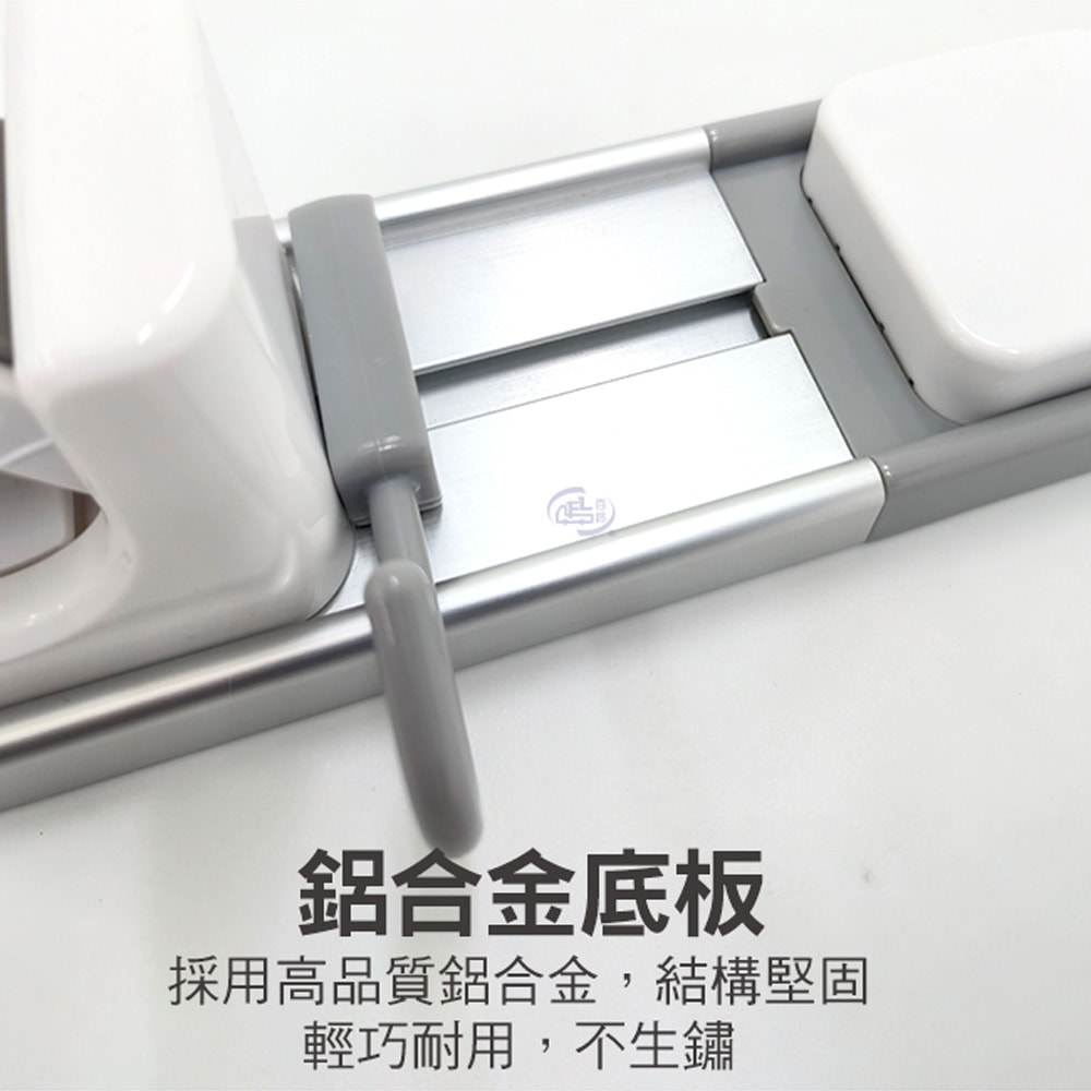 【百鈴】必卡鎖壁掛滑軌多功能三勾兩夾工具夾(壁掛工具夾/三勾兩夾收納架/廚房浴室收納掛架/多功能工具收納架)
