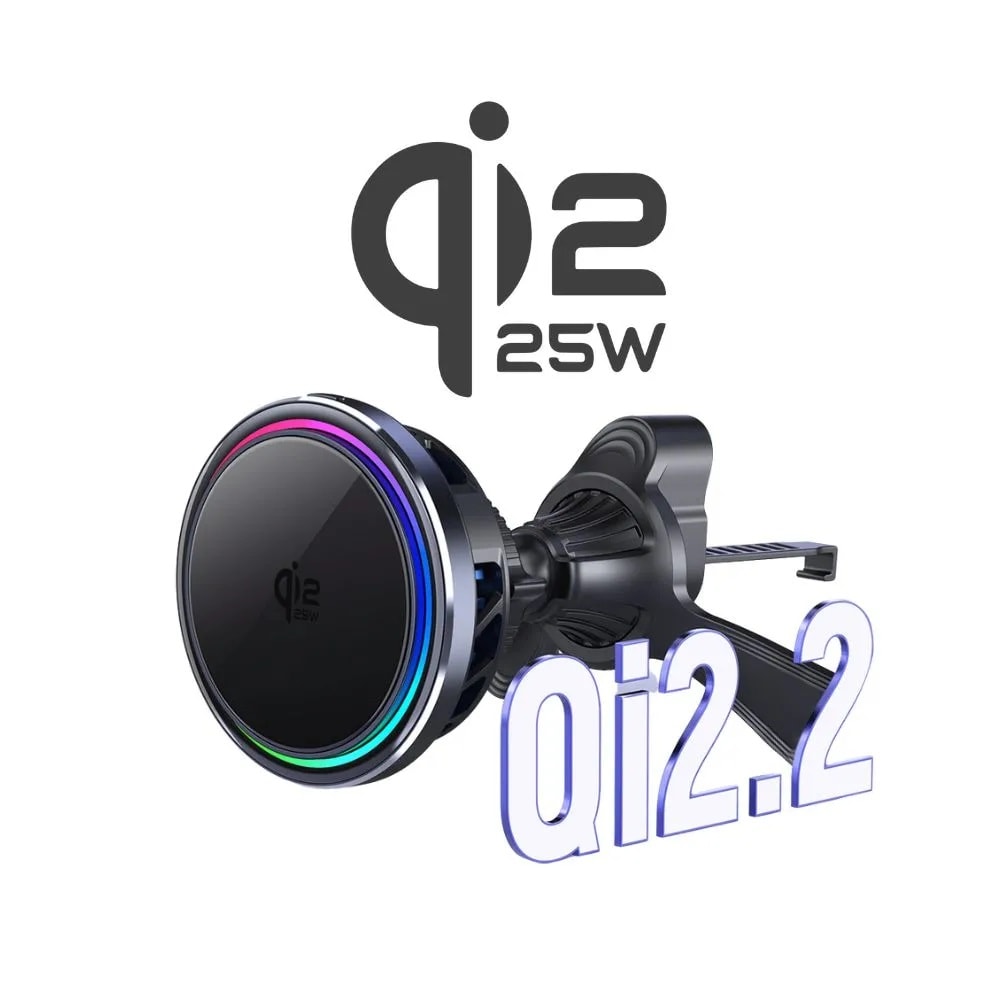 【Rhythm 路瑞寶】真25W Qi2.2磁吸製冷無線充電器(Qi2.2 25W快充 MagSafe相容 手機降溫散熱架) S21P