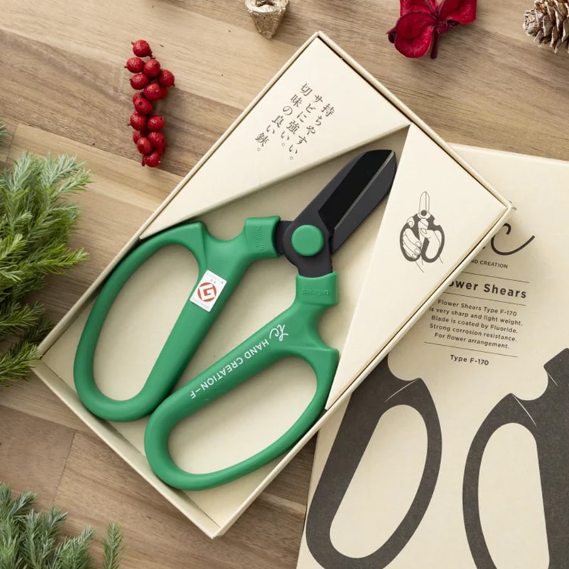 【sakagen坂源花藝】日本 花藝剪刀 170黑刃系列 (13色可選) 園藝剪刀 修枝剪刀 插花剪刀 花剪