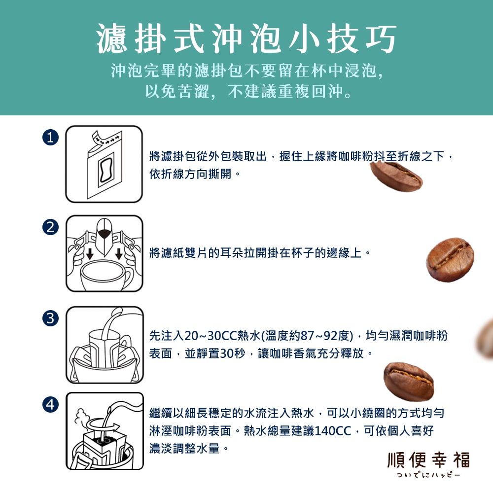 【順便幸福】隨行手沖杯-漫步花園系列5杯x1組(濾掛 掛耳 咖啡杯)