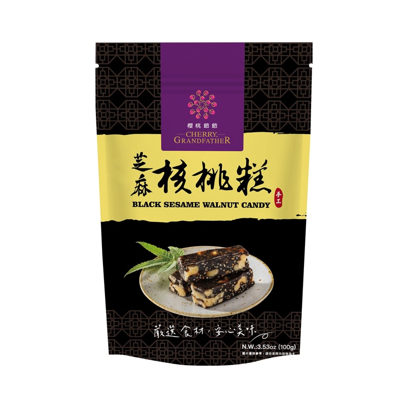 【櫻桃爺爺】芝麻核桃糕(100g/包)