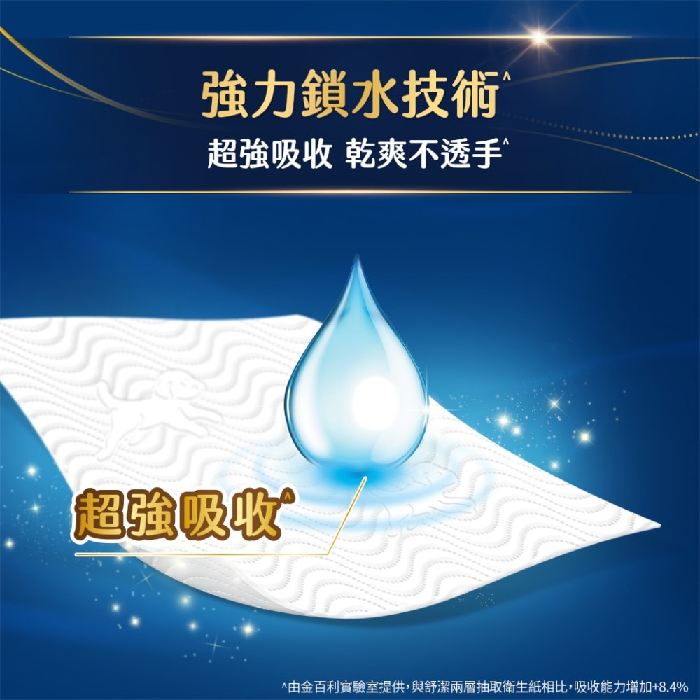 【舒潔】棉柔厚韌抽取衛生紙 110抽x30包/箱