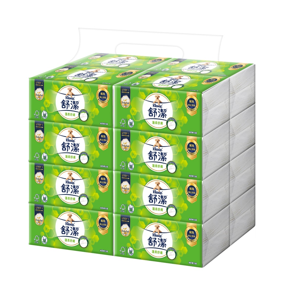 【舒潔】蓬柔舒膚抽取衛生紙 100抽x16包x4串/箱