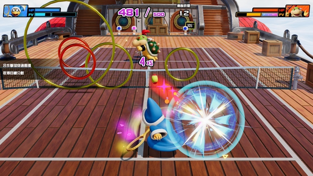 【Nintendo 任天堂】NS2 Switch 2 瑪利歐網球 狂熱 中文版(國際版) + 網球拍 組合