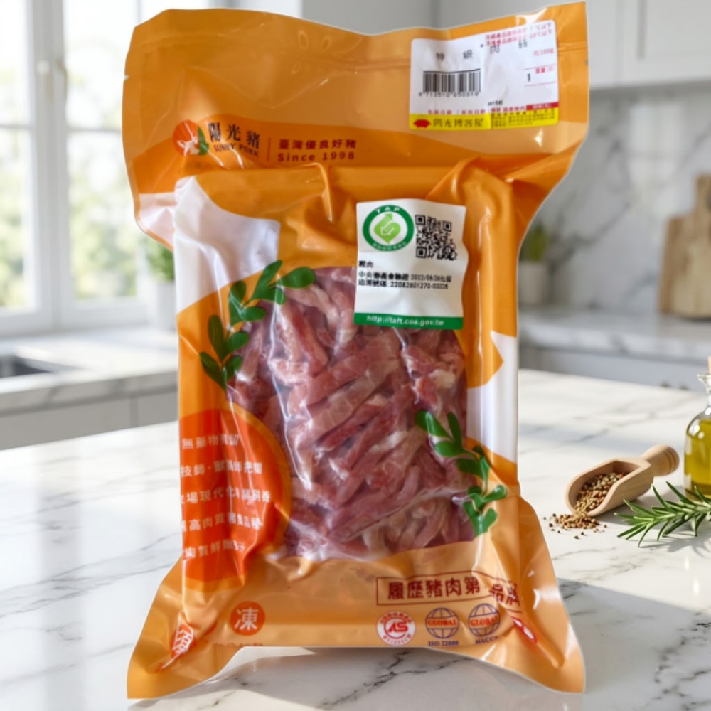 【陽光豬】胛心肉絲6包組(300g/包)