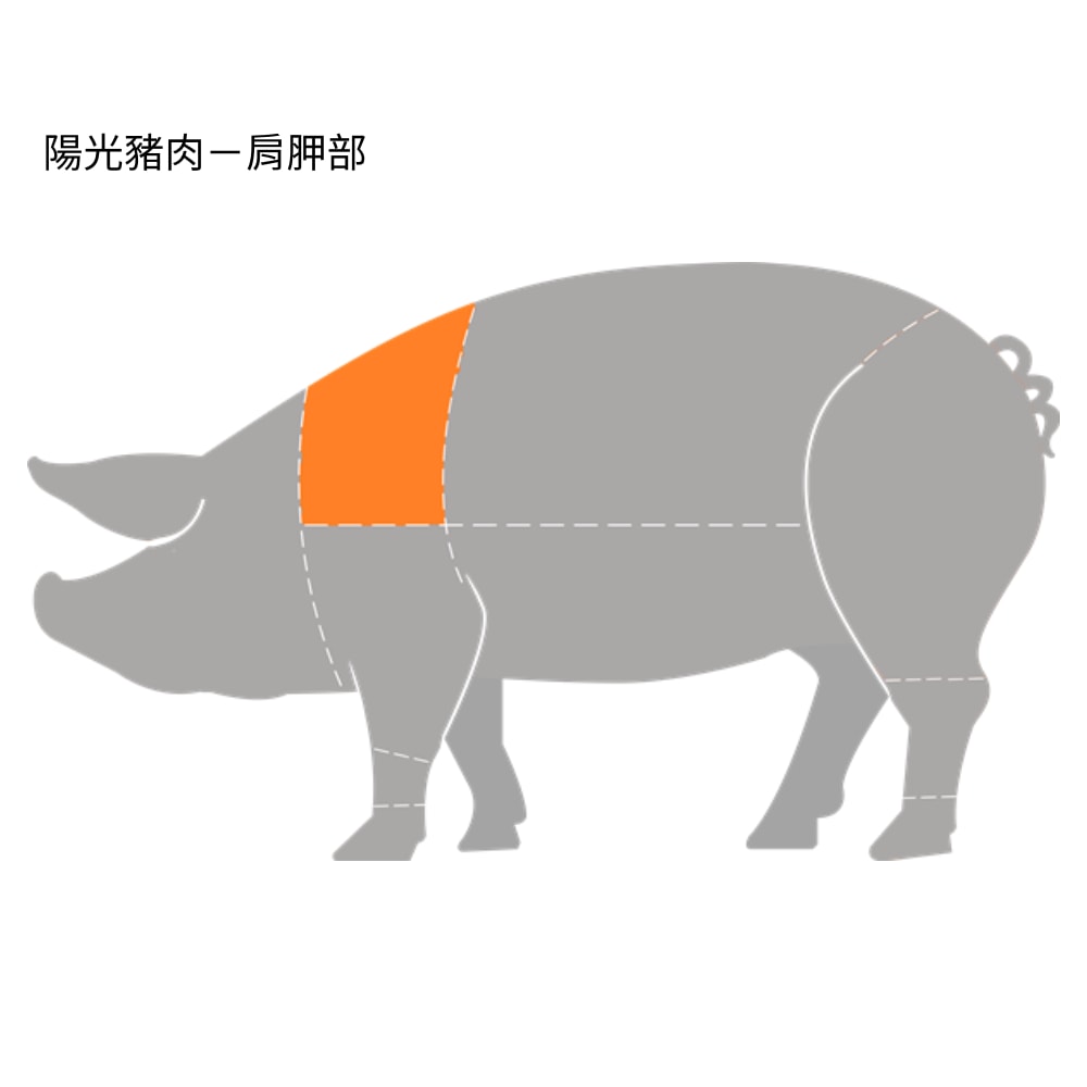 【陽光豬】胛心肉絲6包組(300g/包)