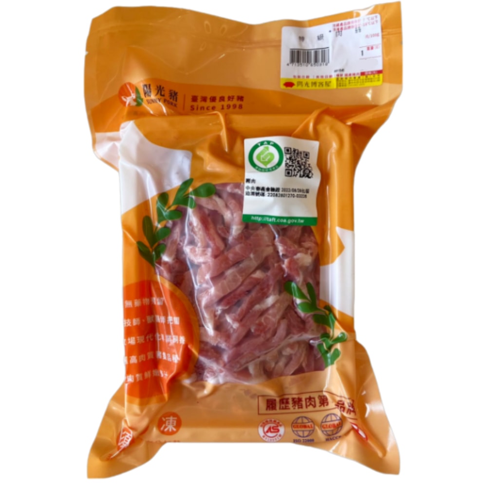 【陽光豬】胛心肉絲6包組(300g/包)