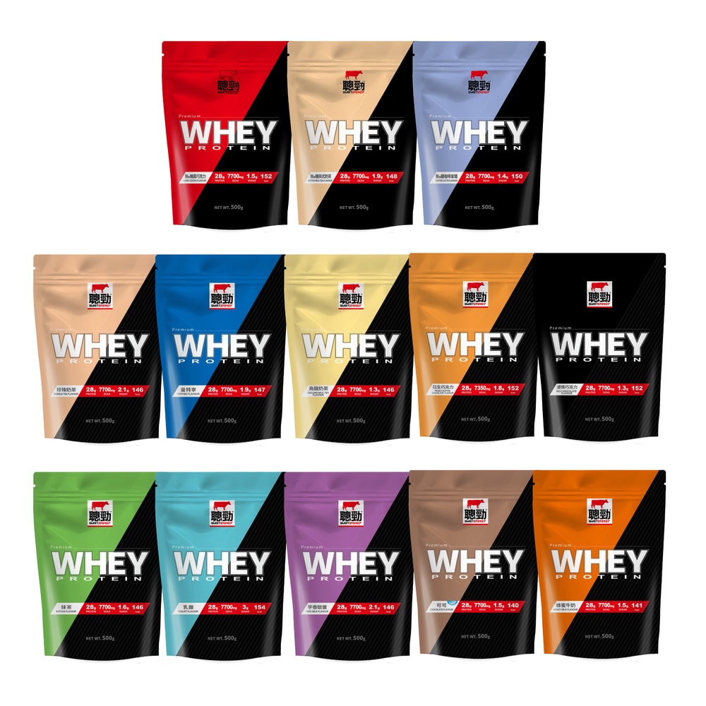 【紅牛】聰勁即溶乳清蛋白-500g/1袋(多種口味可選)