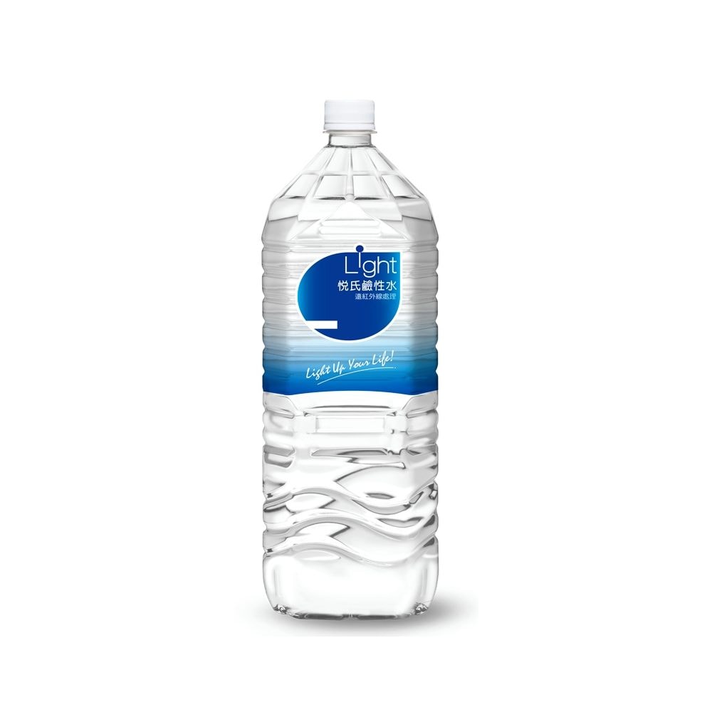 【悅氏】悅氏 light 鹼性水 2200mlx8瓶 x3箱 (共24瓶)