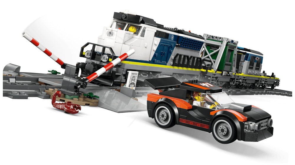 【LEGO 樂高】磚星球〡60508 城市系列 警察列車搶案 Police Train Heist