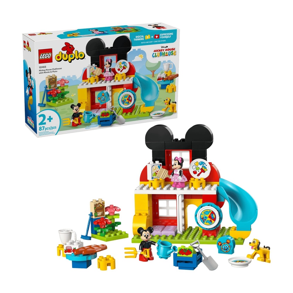 【LEGO 樂高】磚星球〡10465 得寶系列 米奇妙妙屋和米妮與布魯托