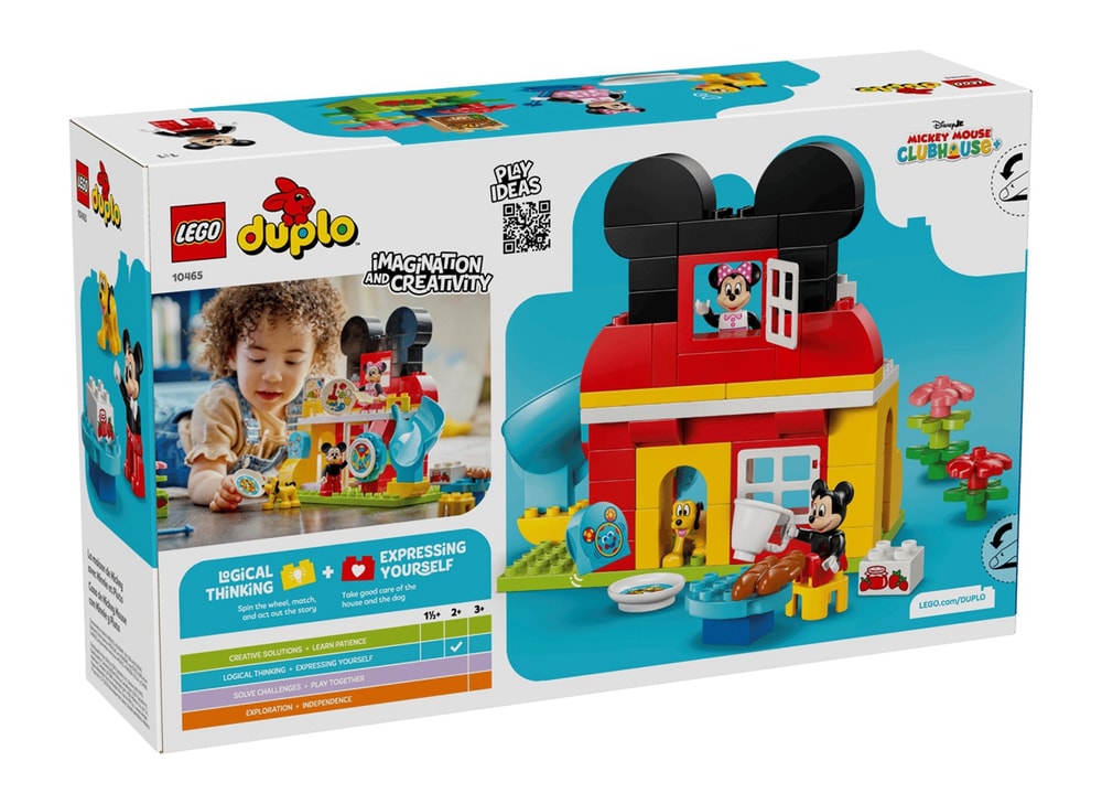 【LEGO 樂高】磚星球〡10465 得寶系列 米奇妙妙屋和米妮與布魯托