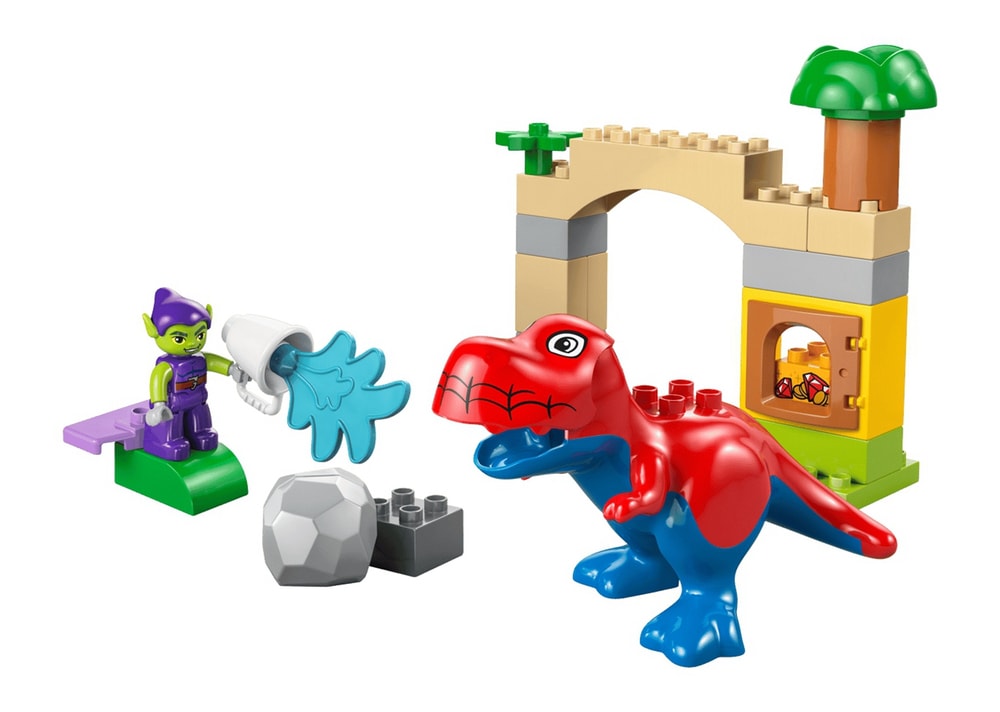 【LEGO 樂高】磚星球〡10463 得寶系列 恐龍Spidey-Rex 大戰綠惡魔