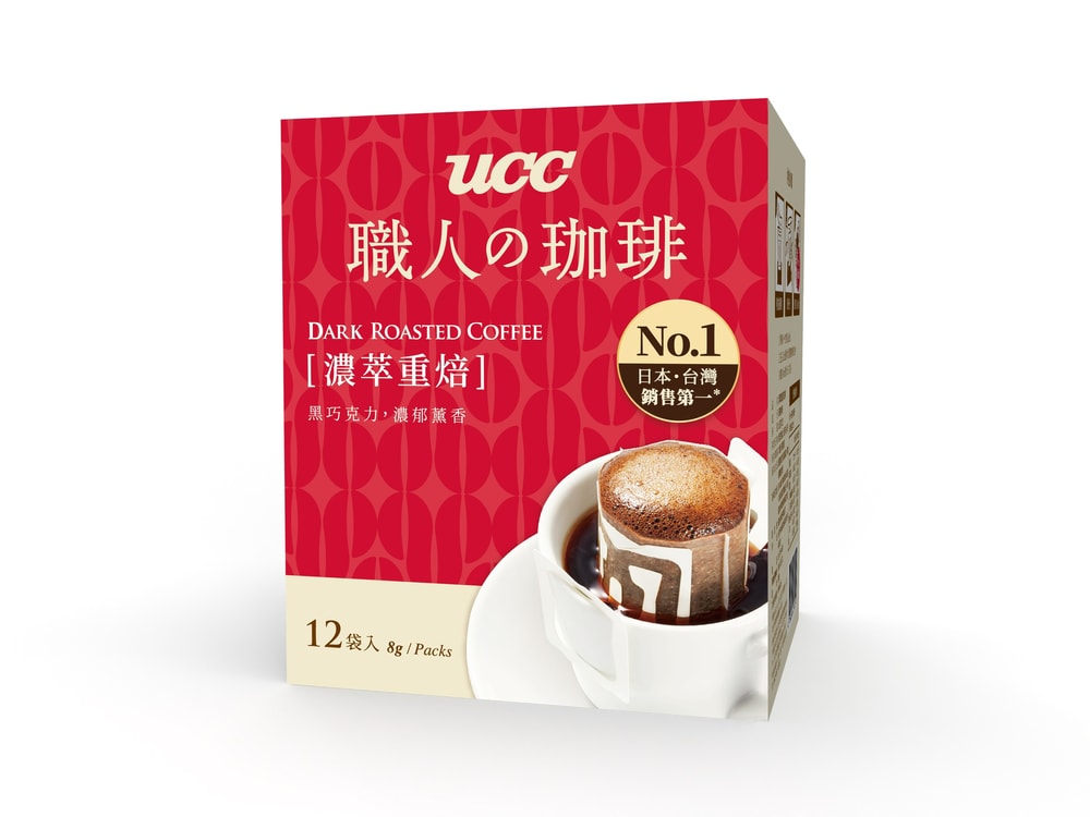 【UCC】職人濃萃重焙濾掛式咖啡x6盒組(8g x12入)