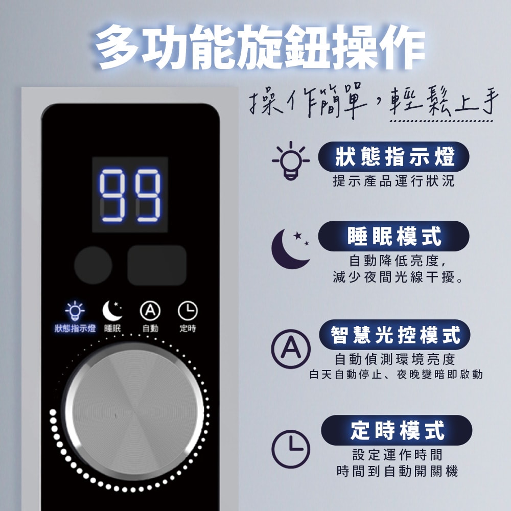 【KINYO】隻隻較-電擊式捕蚊燈/遙控式電子捕蚊器 KL-6510 會數數/陰冷極雙燈管