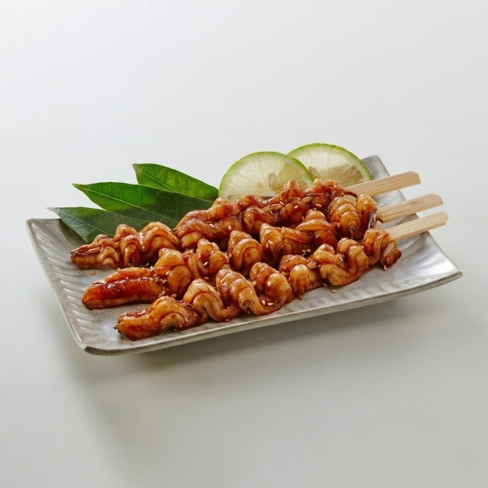 【蘇澳區漁會】白帶魚清肉串5包組，共15串500g(3串/100g/包(魚肉淨重))｜氣炸鍋必備、無刺免挑骨、減醣健身餐首選