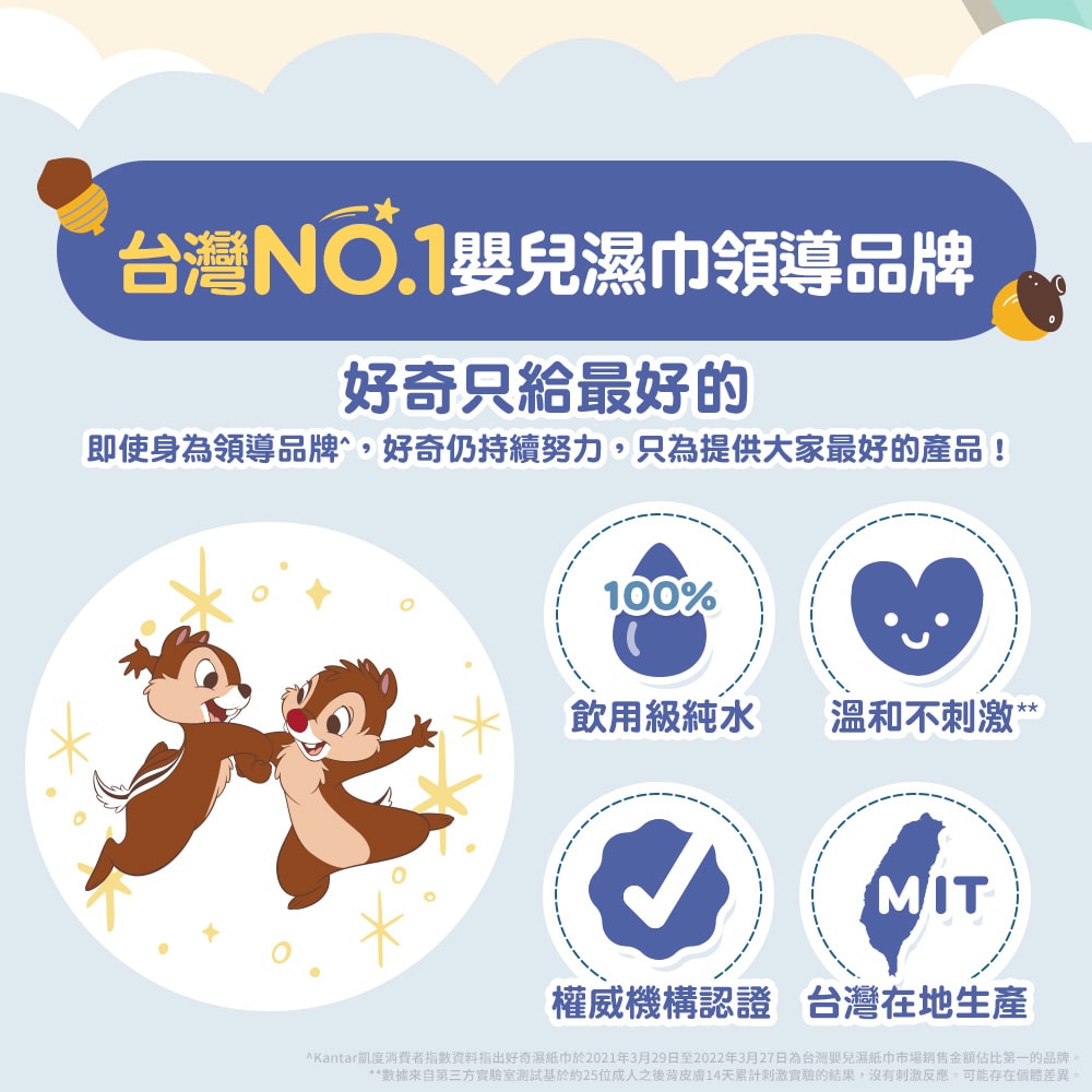 【HUGGIES 好奇】純水濕巾 加厚型 70抽x16包 / 加蓋80抽x12包 (迪士尼系列) 箱購