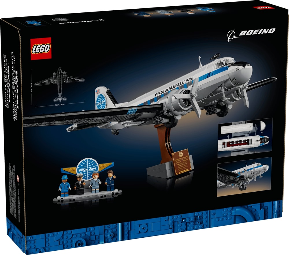 【LEGO 樂高】磚星球〡11378 ICONS™ Douglas™ DC-3™ PAN AM® 客機 Douglas™ DC-3™ PAN AM® Airliner
