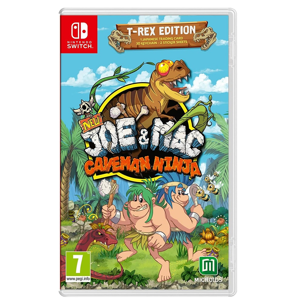 【Nintendo 任天堂】NS Switch 新戰鬥原始人:穴居忍者 中文版