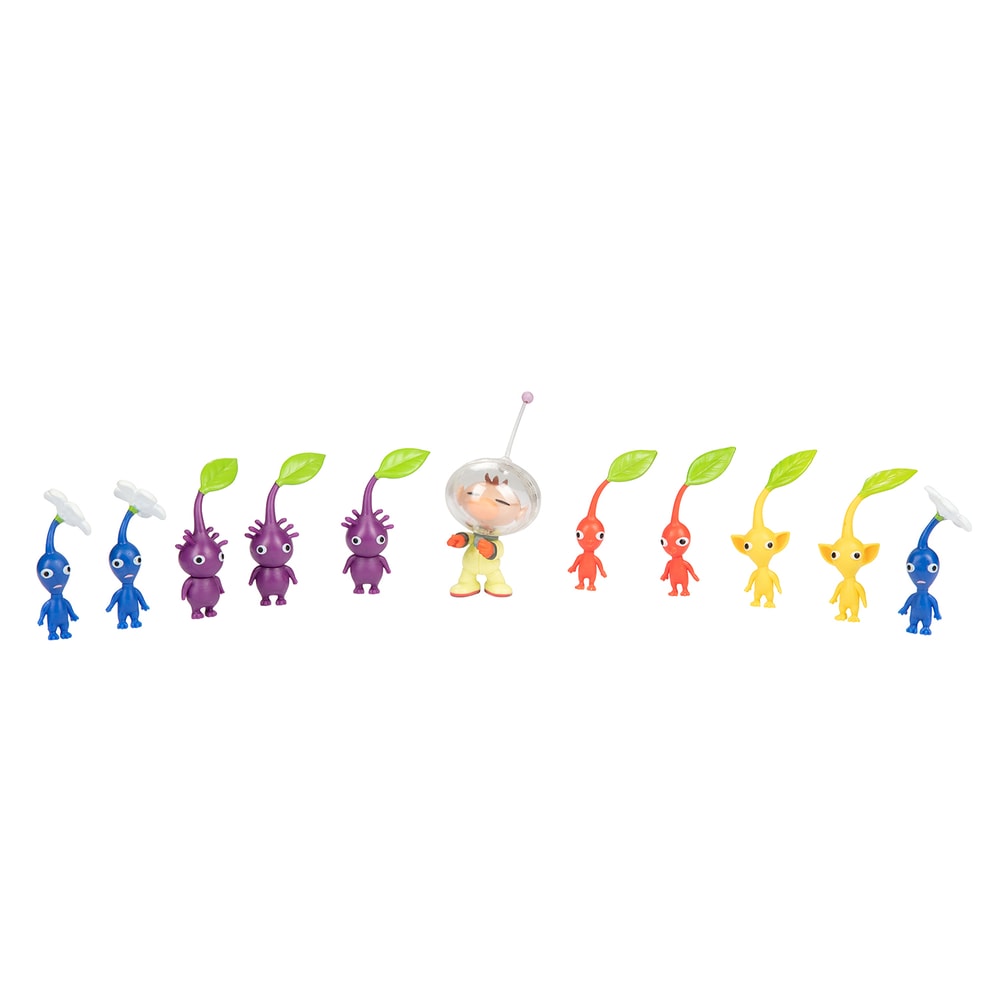 【Nintendo 任天堂】三英貿易 皮克敏 Pikmin 公仔 11入套裝組 - 鮮拾