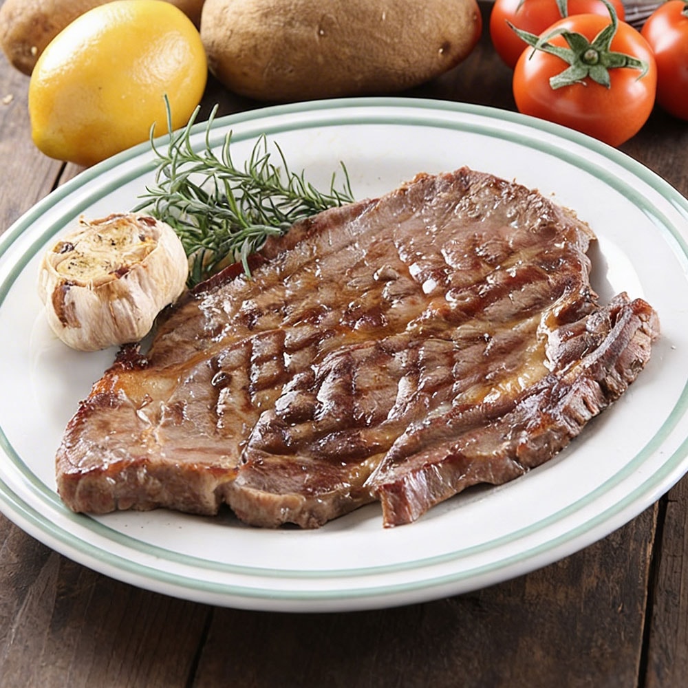 【愛上新鮮】(買1送1共2片)巨無霸霜降牛排16oz (450g±10%/片)