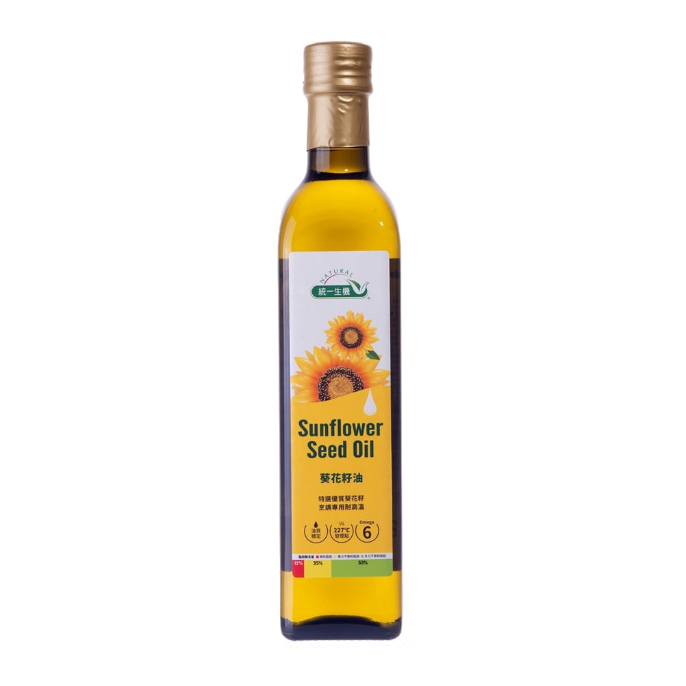 【統一生機】葵花籽油(500ml/瓶)