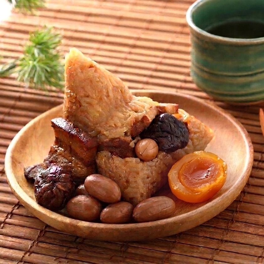 【仁和堂x達人上菜】黃金四寶粽 (150g*3/包) 3入組(端午節/肉粽)