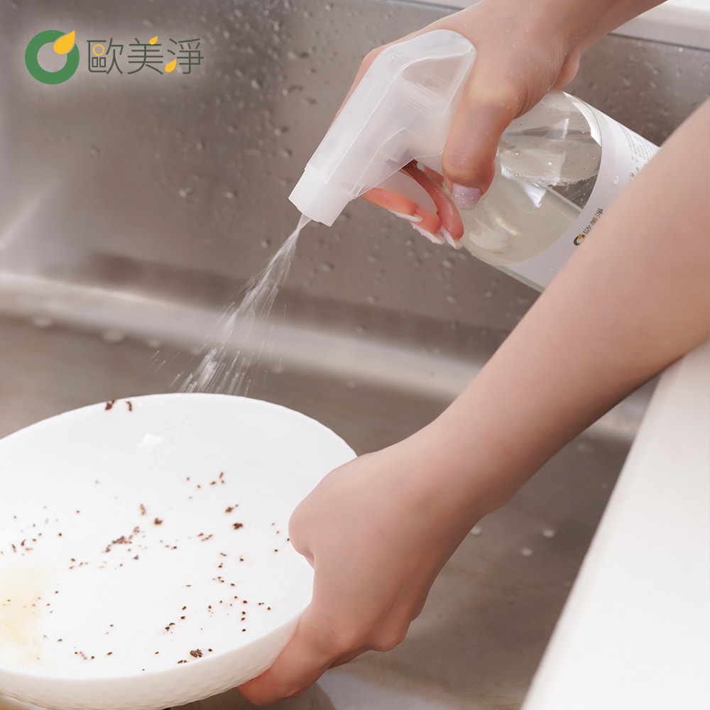 【ohmagic歐美淨】小黃瓜植萃去油碗盤清潔劑500ml(1入)
