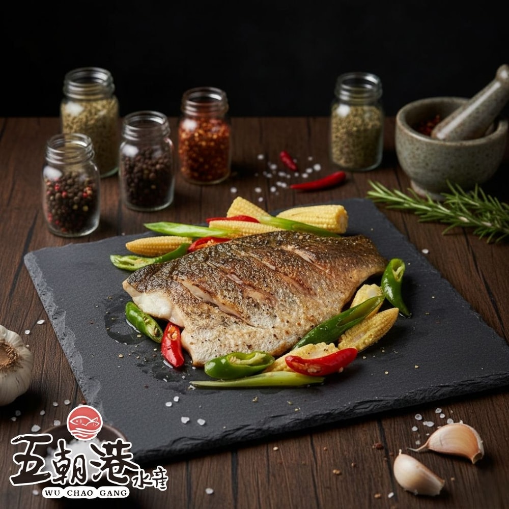 【五朝港水產】屏東鮮凍金目鱸魚菲力 (200-300克/片) 4片+ 台灣頂級午仔魚一夜干 (200-250克/隻) 3片