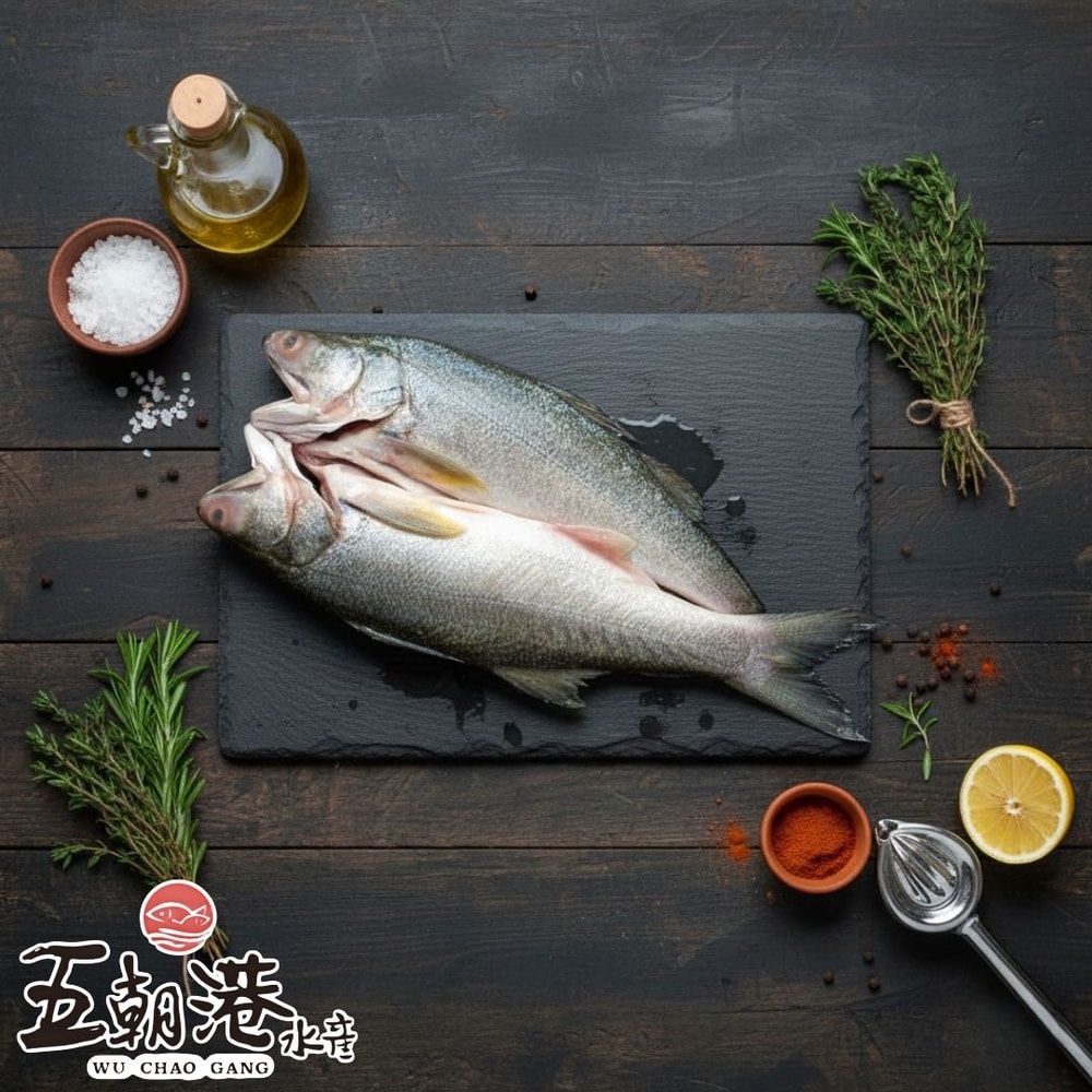 【五朝港水產】屏東鮮凍金目鱸魚菲力 (200-300克/片) 4片+ 台灣頂級午仔魚一夜干 (200-250克/隻) 3片